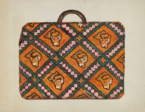 Carpet Bag Prints: Lady's Carpet Bag, c. 1936. Creator: Kathryn Uhl