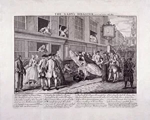June Collection: The ladys disaster, 1747. Artist: John June