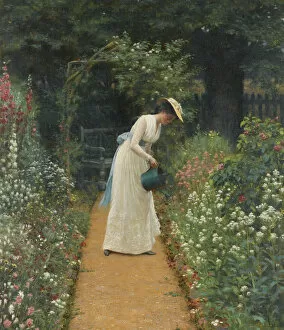 Pre Raphaelites Gallery: My Ladys Garden