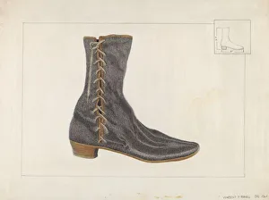 Ladys Shoe, c. 1936. Creator: Vincent P. Rosel