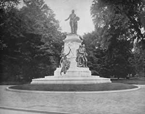 Mid Atlantic Prints: Lafayette Statue, Washington, D. C. c1897. Creator: Unknown