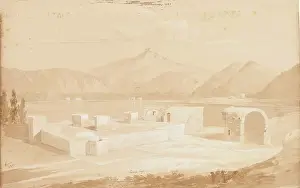 Volcano Prints: Lago Agnano, 1825. Creator: James William Giles