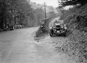 Lagonda Prints: Lagonda of JS Hathaway competing in the MCC Sporting Trial, 1930. Artist: Bill Brunell
