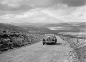 Lagonda Prints: Lagonda open tourer of CG Seddon competing in the RSAC Scottish Rally