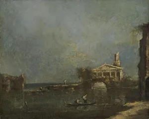 Guardet Francesco Prints: Lagoon near Venice, 1740-1800. Creator: Francesco Guardi