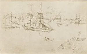 Midday Prints: Lagoon-Noon, 1879-1880. Creator: James Abbott McNeill Whistler