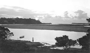 Lestrange Robert Augustus Henry Prints: Lagoon, Tweed Heads with Flagstaff Hill in the background