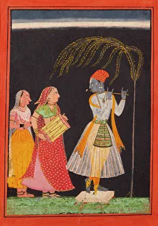 Flute Player Prints: Lahula Ragaputra, Son of Dipak Raga