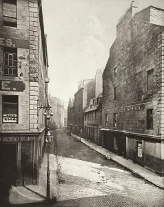 Disrepair Prints: Laigh Kirk Close (#23), Printed 1900. Creator: Thomas Annan