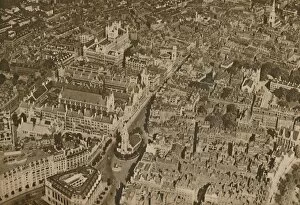 Aerial View Collection: The Lair of the Law as Few Londoners Ever See It: The Temple and the Courts of Justice, c1935