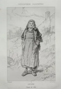 Paul Gavarni French Prints: Laitiere. Creator: Paul Gavarni (French, 1804-1866)