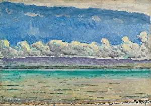 Shore Prints: Lake, 1911. Creator: Ferdinand Hodler