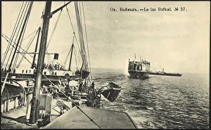 Tugboat Prints: Lake Baikal, 1904-1917. Creator: Unknown