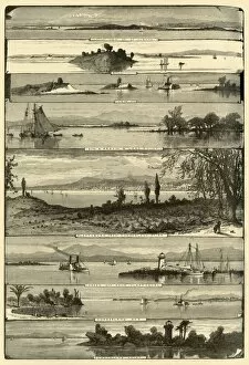 Lake Champlain, from Plattsburg to St. Albans, 1874. Creator: William James Palmer
