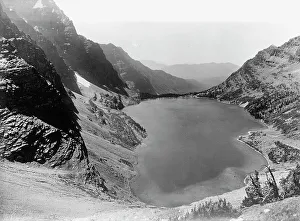 Montana United States Of America Prints: Lake Ellen Wilson, 1913. Creator: Harris & Ewing