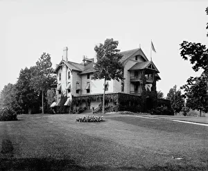 Lake Geneva, residence of Mr. L.Z. Leiter or Lieter, between 1880 and 1899. Creator: Unknown