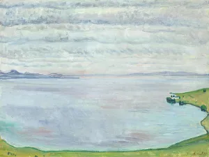 Ferdinand 1853 1918 Prints: Lake Geneva, seen from Chexbres, c.1911. Creator: Hodler, Ferdinand (1853-1918)