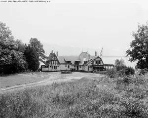 Club House Prints: Lake George Country Club, Lake George, N.Y. between 1900 and 1920. Creator: Unknown