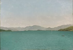 Lake Collection: Lake George, Free Study, 1872. Creator: John Frederick Kensett