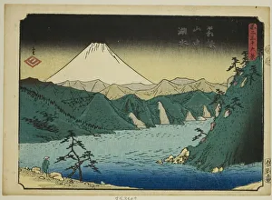 Lake in the Hakone Mountains (Hakone sanchu kosui), from the series Thirty-six Views... 1851/52. Creator: Ando Hiroshige. Lake in the Hakone Mountains (Hakone sanchu kosui), from the series Thirty-six Views... 1851/52