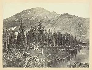Andrew Joseph Russell Gallery: Lake at the Head of Bear River, Uintah Mountain, 1868 / 69. Creator: Andrew Joseph Russell