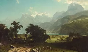 The Alps Collection: Lake Lucerne, 1858. Creator: Albert Bierstadt