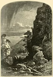 Abel Reid Gallery: Lake Memphremagog, South from Owls Head, 1874. Creators: John Douglas Woodward, W