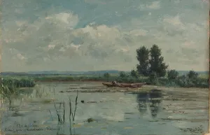 Willem Roelofs I Prints: Lake near Loosdrecht, 1887. Creator: Willem Roelofs