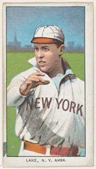American League Collection: Lake, New York, American League, from the White Border series (T206) for the American T