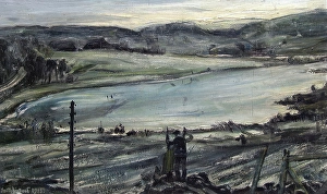 From the Lake ostensjo, 1915. Creator: Per Axel Kielland