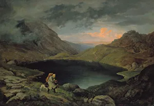 Riesengebirge Prints: Lake in the Riesengebirge, 1839. Artist: Richter, Gustav (Karl Ludwig) (1823-1884)