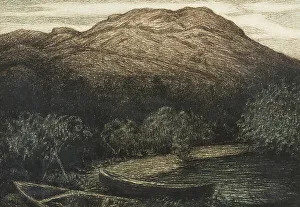 Karl Nordstrom Prints: Lake Shore in Bohuslän, 1908. Creator: Karl Nordström