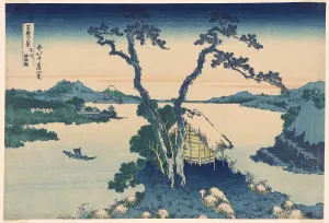 Lake Suwa in Shinano Province (Shinshu Suwako), from the series Thirty-six Views of... c. 1830/33. Creator: Hokusai. Lake Suwa in Shinano Province (Shinshu Suwako), from the series Thirty-six Views of... c. 1830/33. Creator: Hokusai