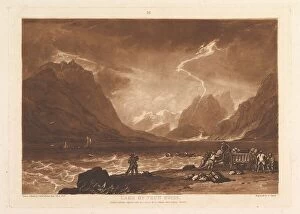 Lake of Thun, Swiss (Liber Studiorum, part III, plate 15), June 10, 1808