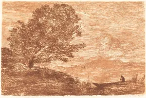 Tyrol Gallery: A Lake in the Tyrol (Un lac du Tyrol), 1863. Creator: Jean-Baptiste-Camille Corot
