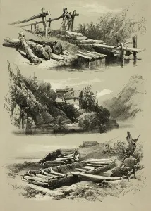Lake of Uri and Brunnen, from Picturesque Selections, 1859 Lake of Uri and Brunnen, from Picturesque Selections, 1859
