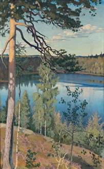 Lake on the Wilderness, 1895. Artist: Blomstedt, Vaino Alfred (1871-1947)