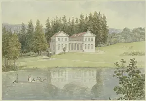 Water Surface Prints: Lake in Wilhelmstal near Eisenach, 1805. Creator: Georg Melchior Kraus