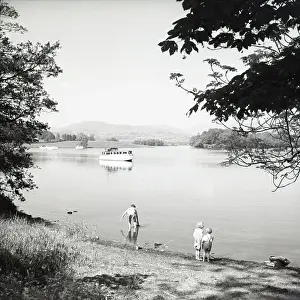 Paddling Prints: Lake Windermere, Lake District, c1955. Creator: Arthur Charles Kirby Ware