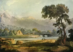 In the Lakes, early 19th century, (1943). Creator: John Varley I In the Lakes, early 19th century, (1943). Creator: John Varley I