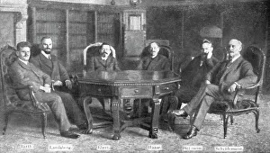L'Allemagne Revolutionnaire; Le Directoire de Berlin, 1918. Creator: Unknown