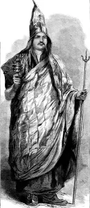 Carpenter William Prints: A Lama of the Dalai Sect, Thibet