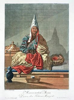 Lama Collection: Lama of the Mongolian Tartars, 19th century. Artist: Jegor Scotnikoff
