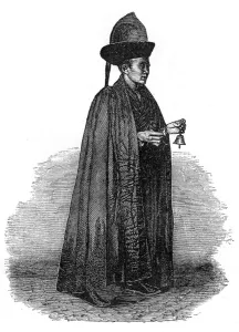 Images Dated 17th August 2007: A lama, Tibet, 19th century