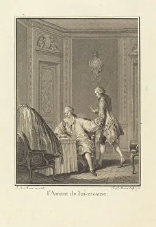 Le Jeune Prints: L'amant de lui-mesme, 1778. Creator: Jean Baptiste Blaise Simonet
