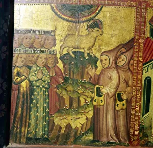 The Lamb of Mount Zion, 14th-15th century. Artist: Master Bertram of Hamburg The Lamb of Mount Zion, 14th-15th century. Artist: Master Bertram of Hamburg