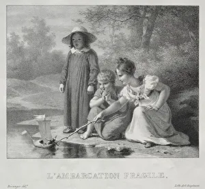 LAmbarcation fragile. Creator: Antoine Beranger (French, 1785-1867)