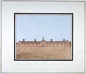 Almshouse Gallery: The Lambarde Almshouses, Greenwich Park, London, c1790
