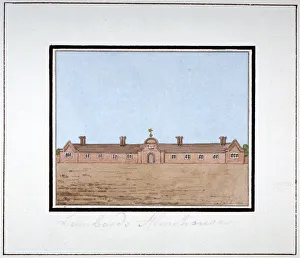 Almshouse Gallery: The Lambarde Almshouses, Greenwich Park, London, c1790