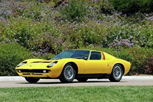 Lamborghini Miura p400s 1970. Artist: Simon Clay